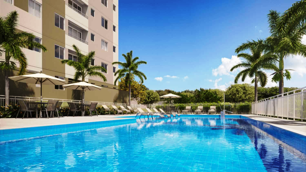 Floratta Condomínio Clube -  1, 2 e 3 Qtos -  28,07 m² | 67,40 m²